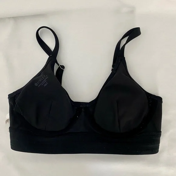 Athleta Stitched Band Bikini Top Black Size 32 B/C - Picture 7 of 10